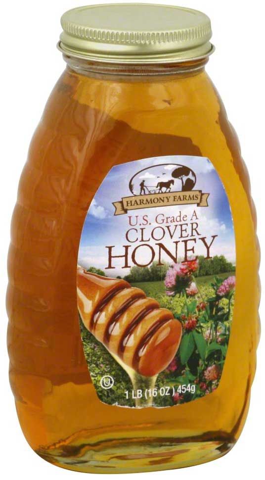 Harmony Farms Clover Honey, 16 Ounce -- 6 Per Case