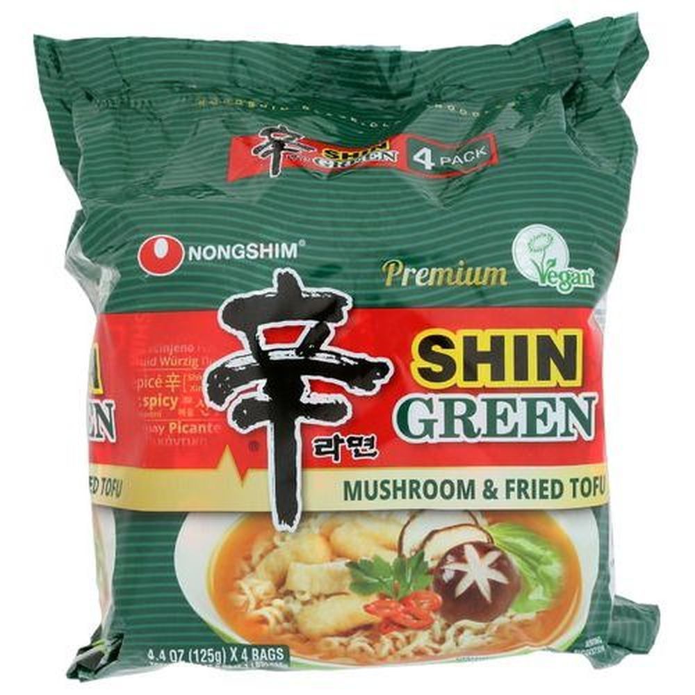 Nongshim Shin Green Ramyun Noodles, 17.6 Ounce -- 4 Per Case