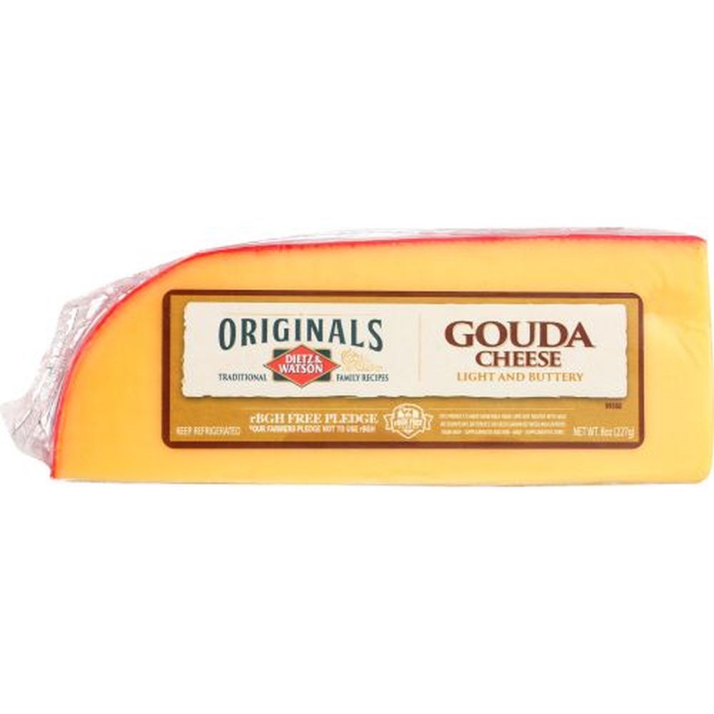 Dietz And Watson Cake Cut Gouda Cheese, 6 Pound -- 12 Per Case