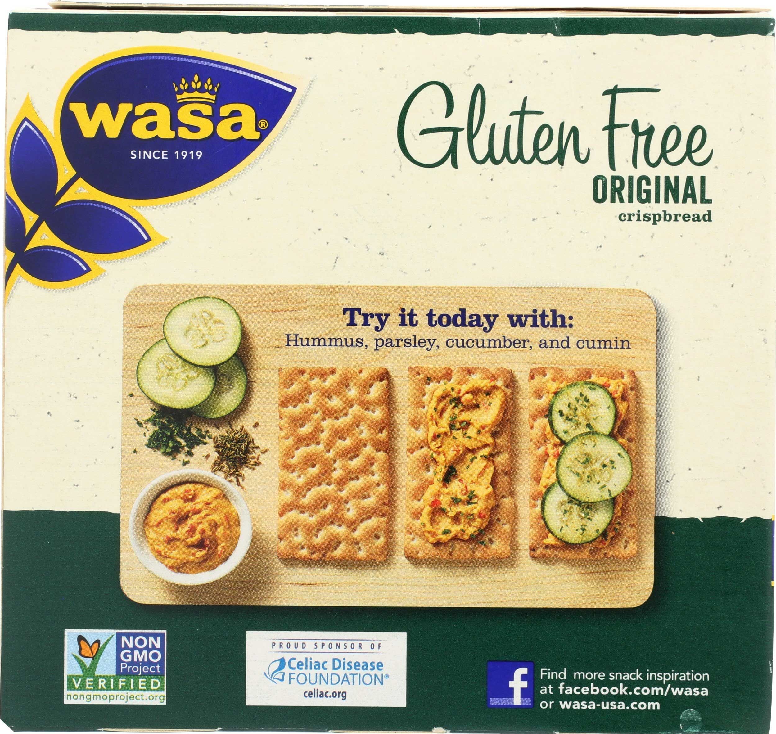Wasa Gluten Free Original Crispbread, 5.4 Ounce -- 10 Per Case