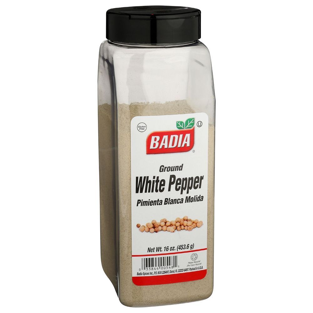 Badia Ground White Pepper Seasoning, 16 Ounce -- 6 Per Case