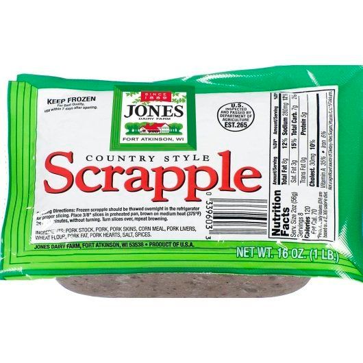 Jones Dairy Farm Country Style Scrapple, 1 Pound -- 12 Per Case