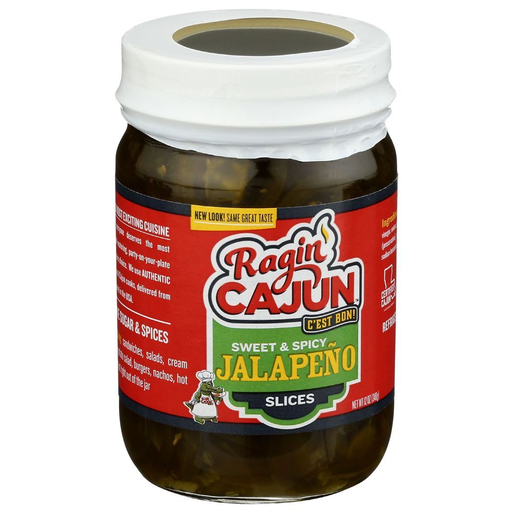 Ragin Cajun Sweet And Spicy Candied Jalapeno Slices, 12 Ounce -- 12 Per Case
