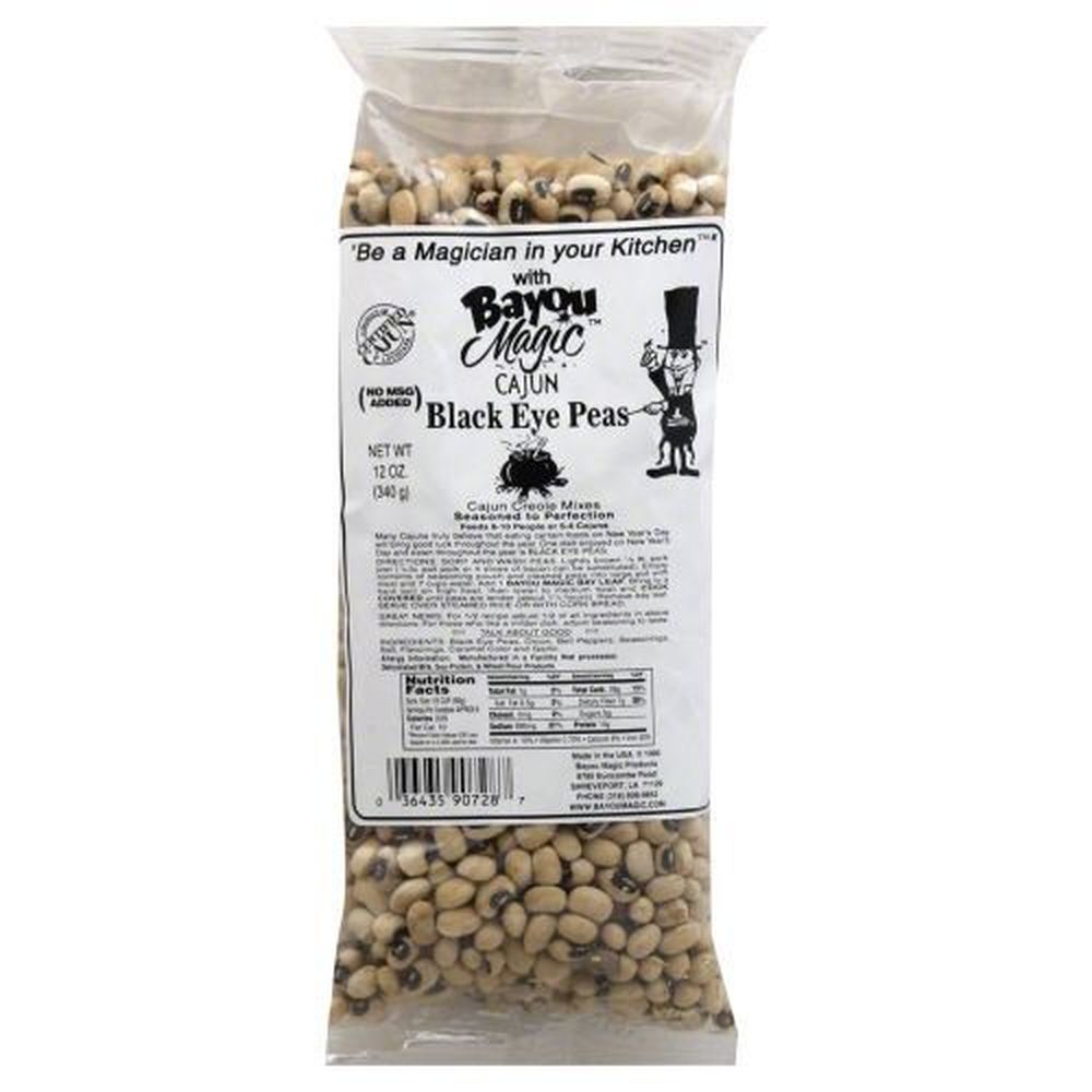 Bayou Magic Cajun Black Eye Peas, 12 Ounce -- 12 Per Case