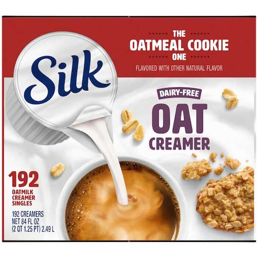 Silk Oat Yeah Oatmeal Cookie One Oatmilk Creamer, 9 Ml -- 192 Per Case