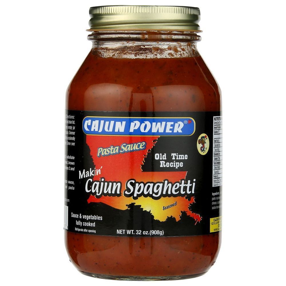 Cajun Power Cajun Spaghetti Sauce, 32 Ounce -- 6 Per Case
