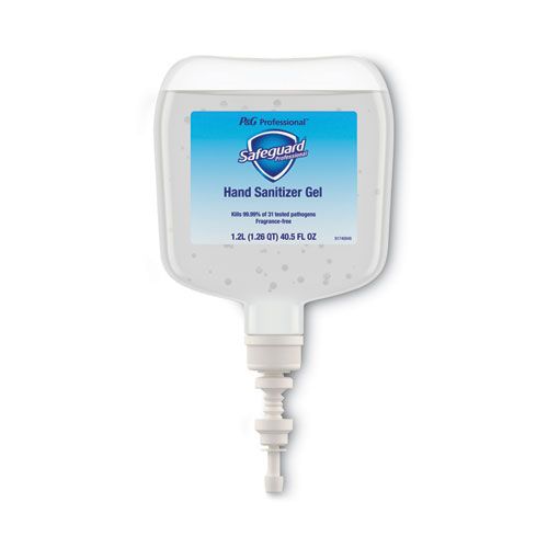 Safeguard Professional Fragrance Free Antibacterial Gel Hand Sanitizer, 1200 Milliliter -- 4 Per Case