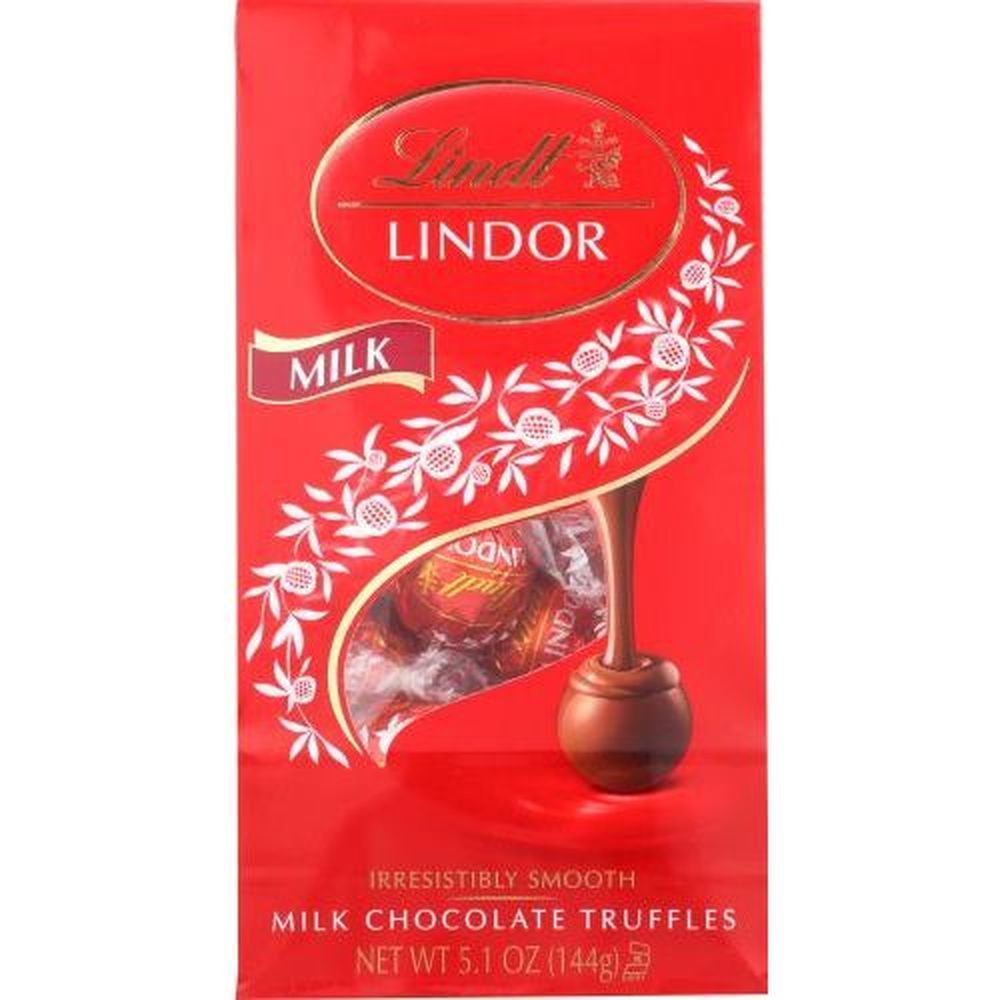 Lindt Lindor Milk Chocolate Truffles, 5.1 Ounce -- 6 Per Case