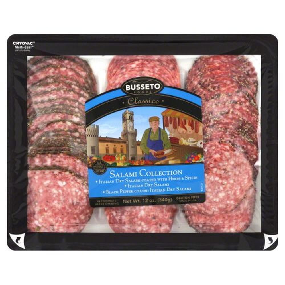 Busseto Salami, Variety Pack, 12 Ounce -- 10 Per Case