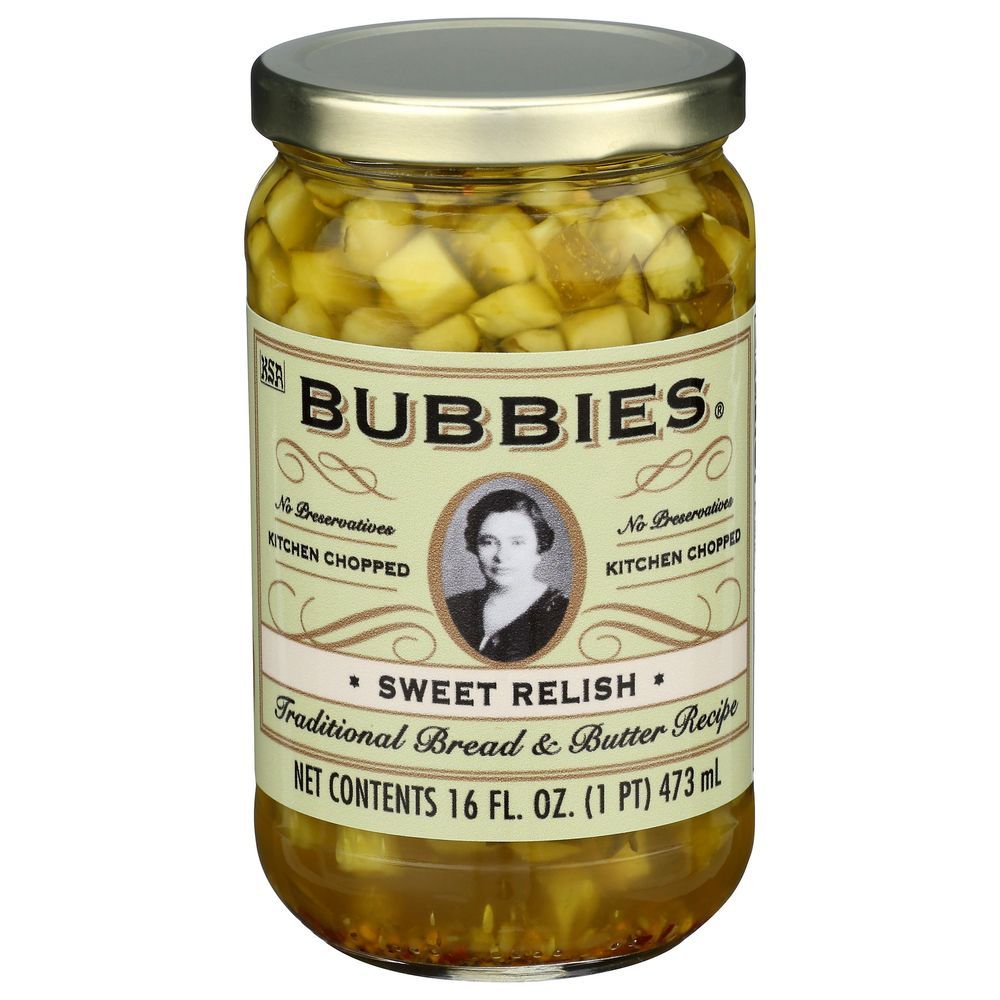 Bubbies Sweet Relish, 16 Fluid Ounce -- 6 Per Case