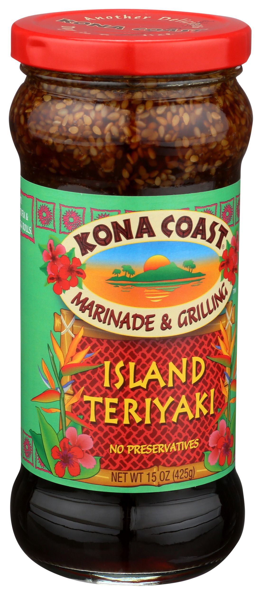 Kona Coast Island Teriyaki Sauce, 15 Ounce -- 6 Per Case