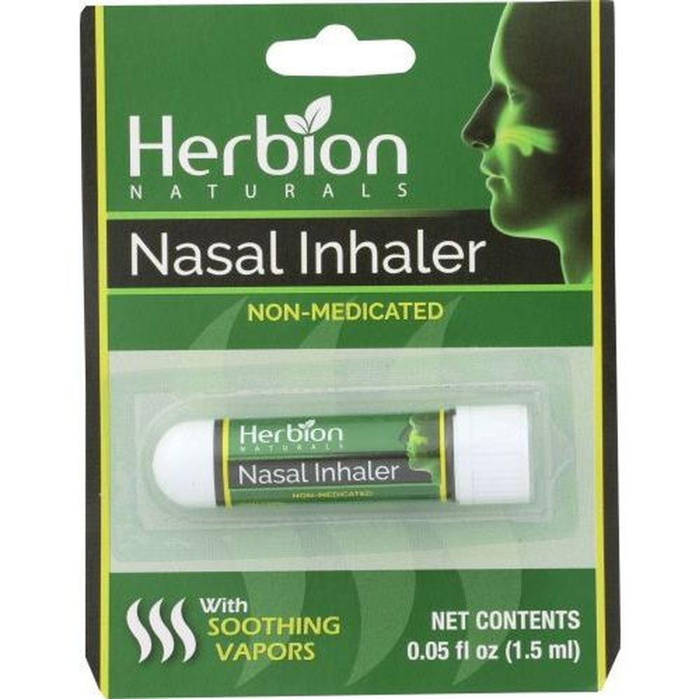 Herbion Naturals Non-medicated Nasal Inhaler, 1.5 Ml -- 6 Per Case