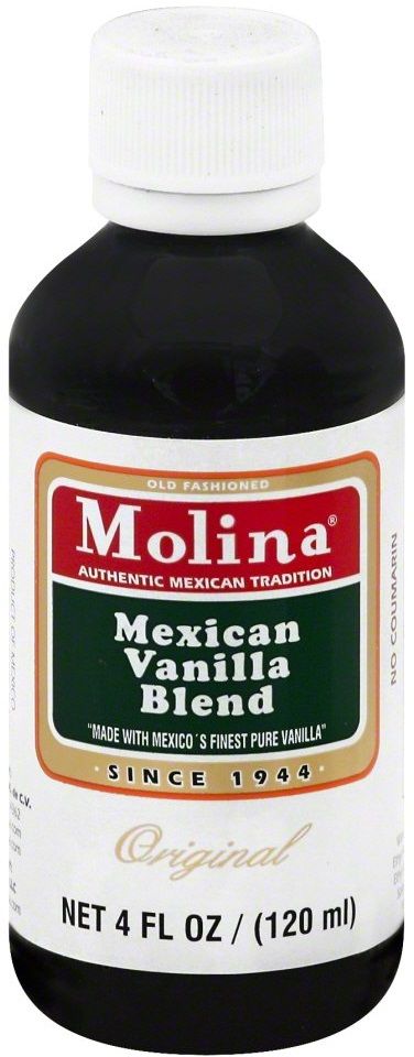 Molina Mexican Original Vanilla Blend Extract, 4 Ounce -- 12 Per Case