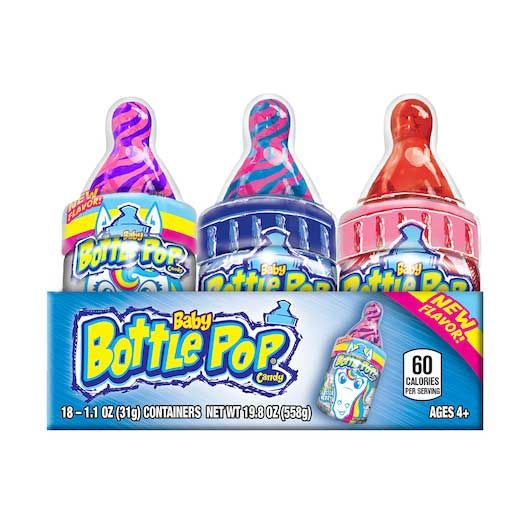 Bazooka Multi-brand Push Pop Candy -- 96 Per Case