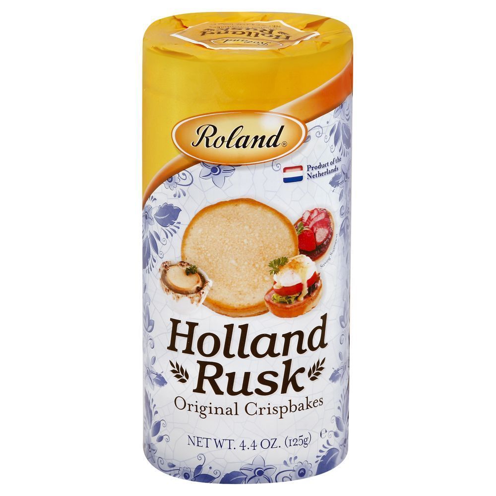 Roland Holland Rusks Original Crispbakes, 4.4 Ounce -- 12 Per Case
