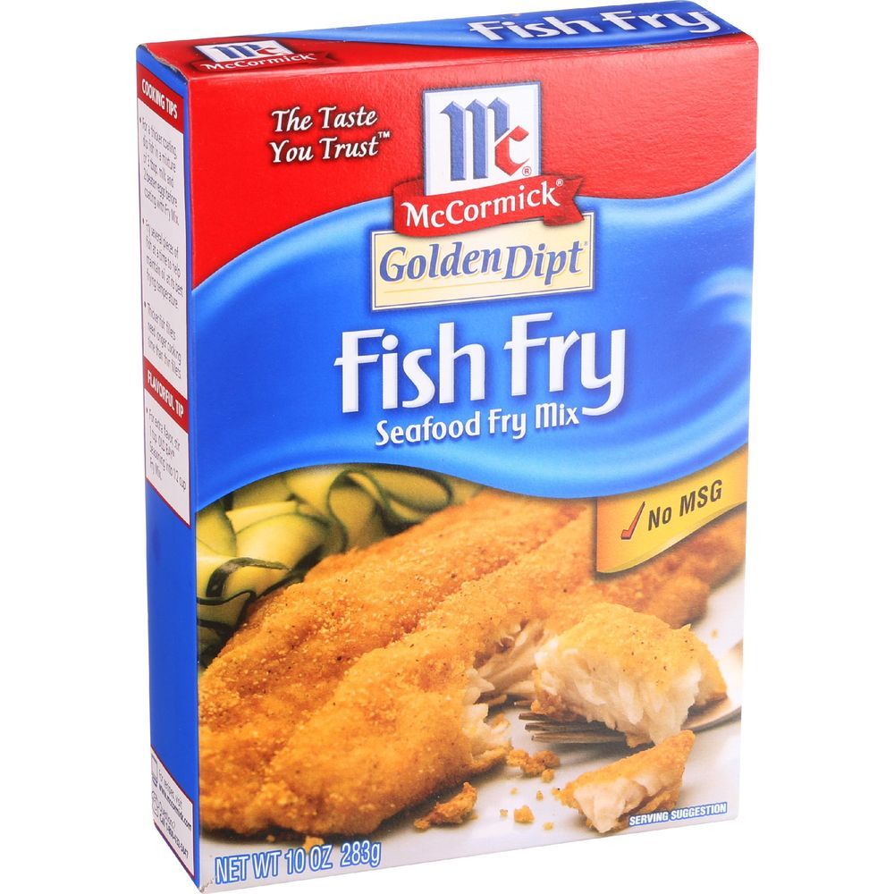 Golden Dipt Fish Fry Seafood Fry Mix, 10 Ounce -- 8 Per Case