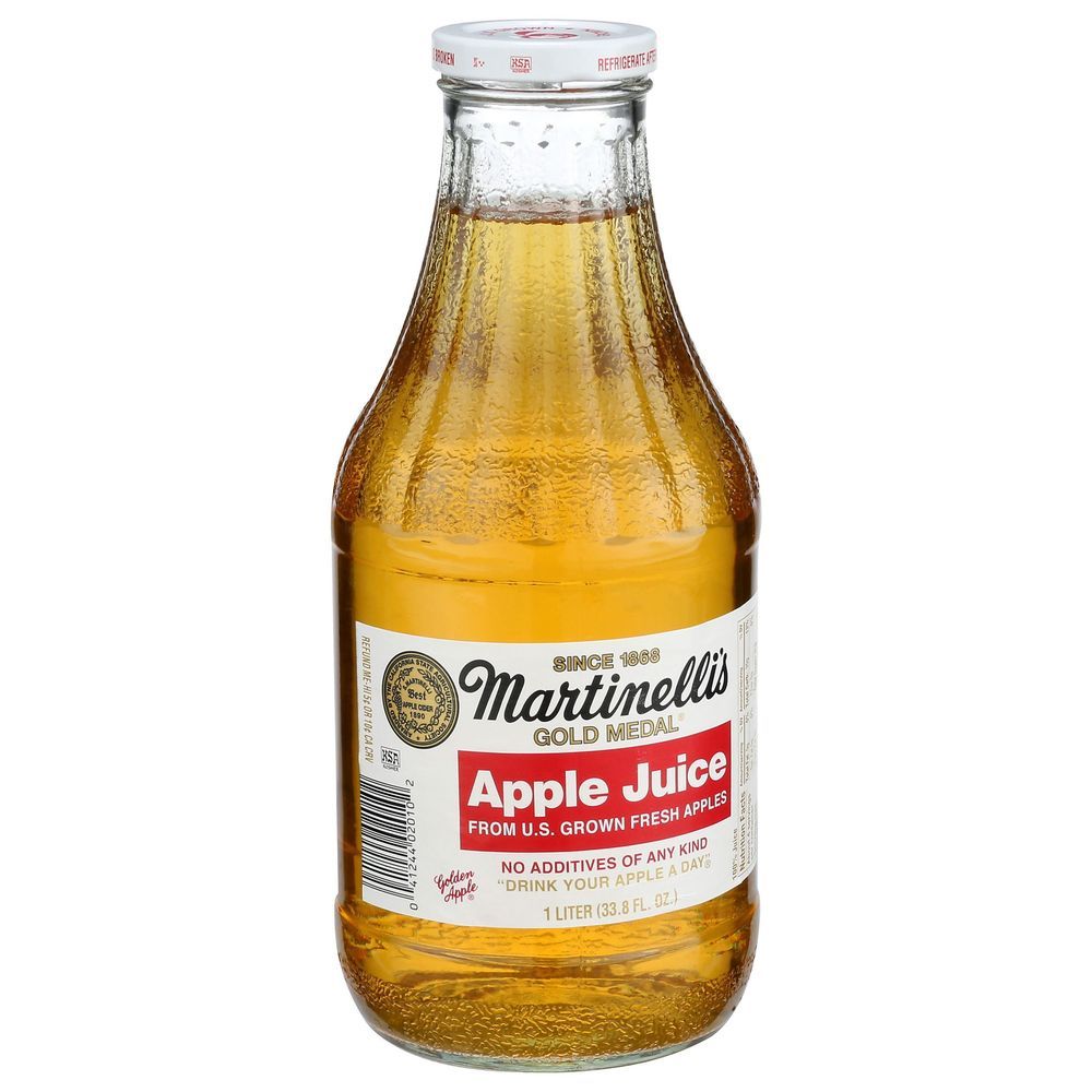 Martinelli's Gold Medal Apple Juice, 33.8 Fluid Ounce -- 6 Per Case