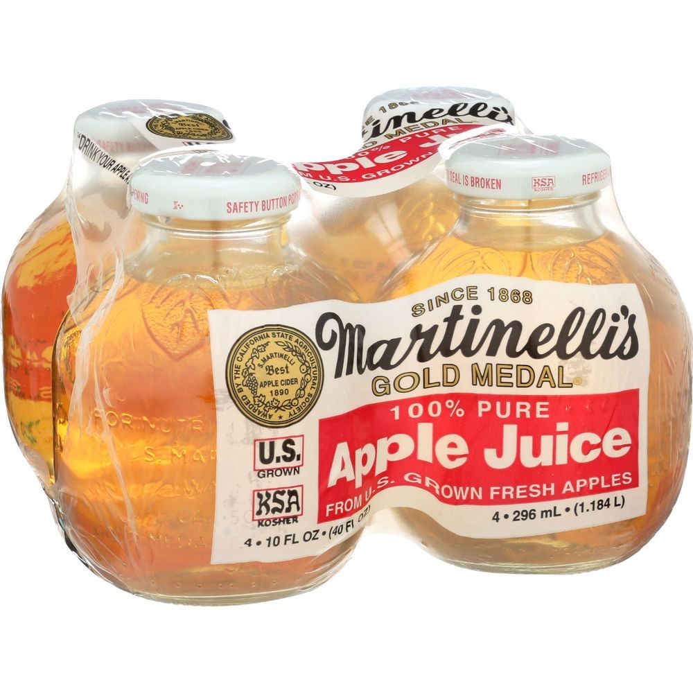 Martinelli's Gold Medal Apple Juice, 40 Fluid Ounce -- 6 Per Case