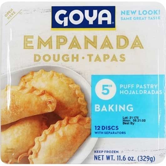 Goya Tapa Empanada Dough Shell, 11.6 Ounce -- 16 Per Case