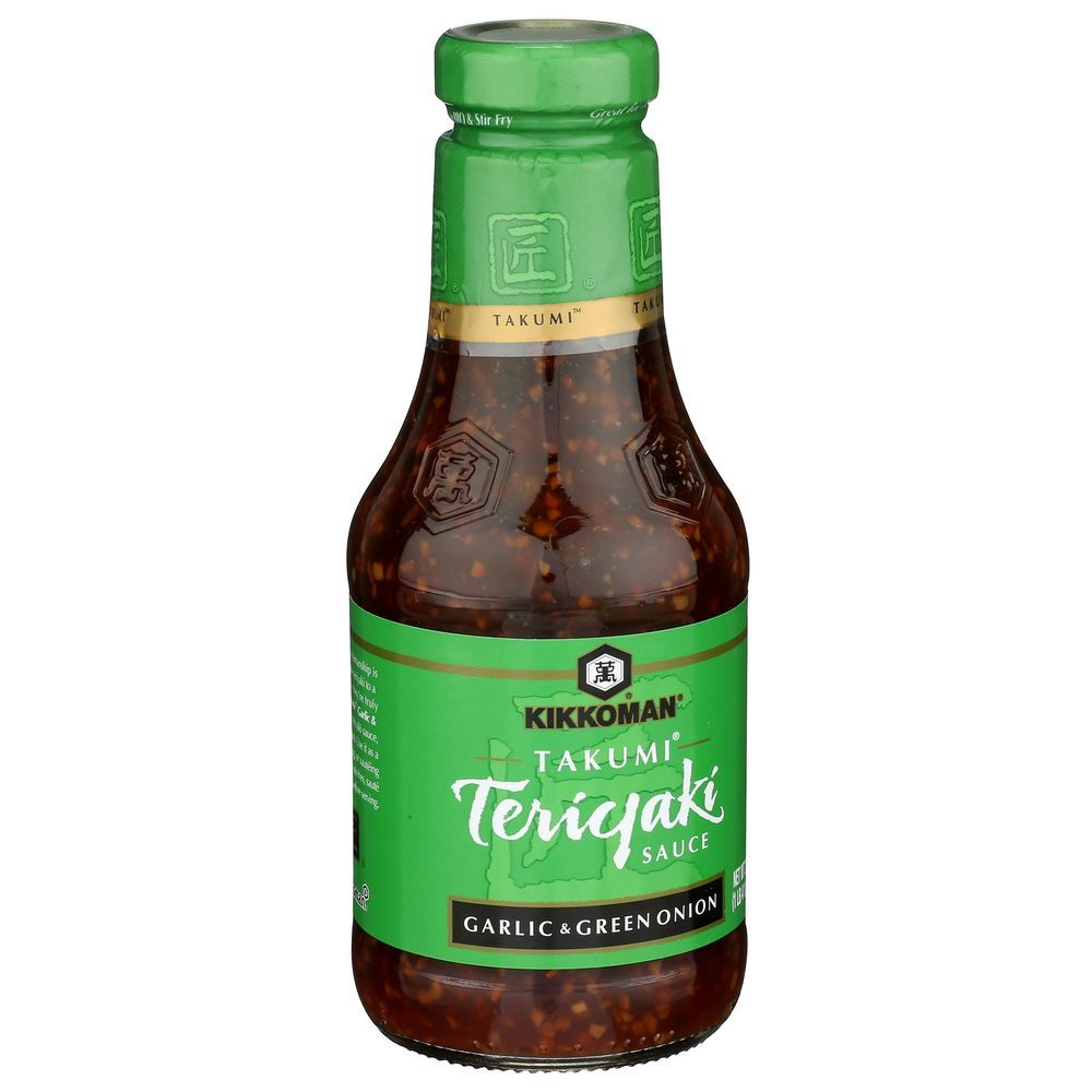 Kikkoman Takumi Garlic And Green Onion Teriyaki Sauce, 20.5 Ounce -- 6 Per Case