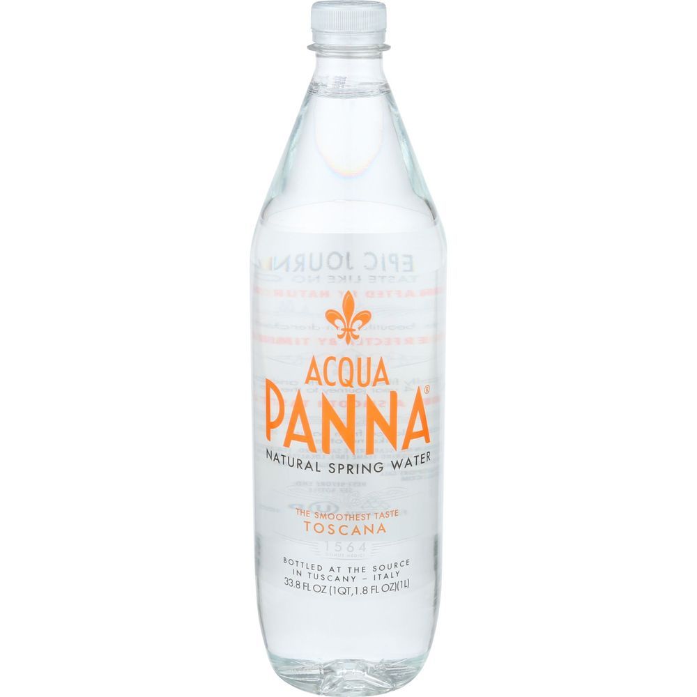 Acqua Panna Natural Spring Water, 33.8 Fluid Ounce Pet Bottle -- 12 Per Case