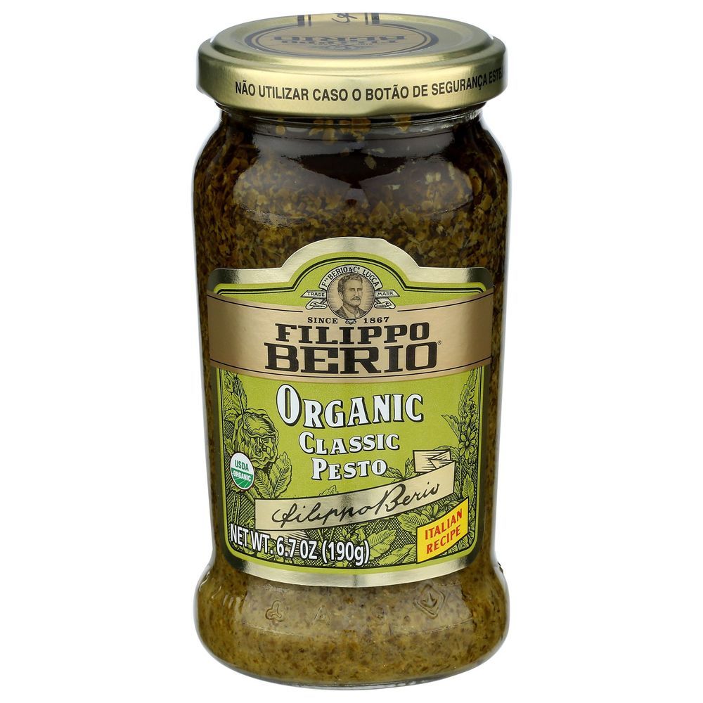 Filippo Berio Organic Classic Pesto, 6.7 Ounce -- 6 Per Case