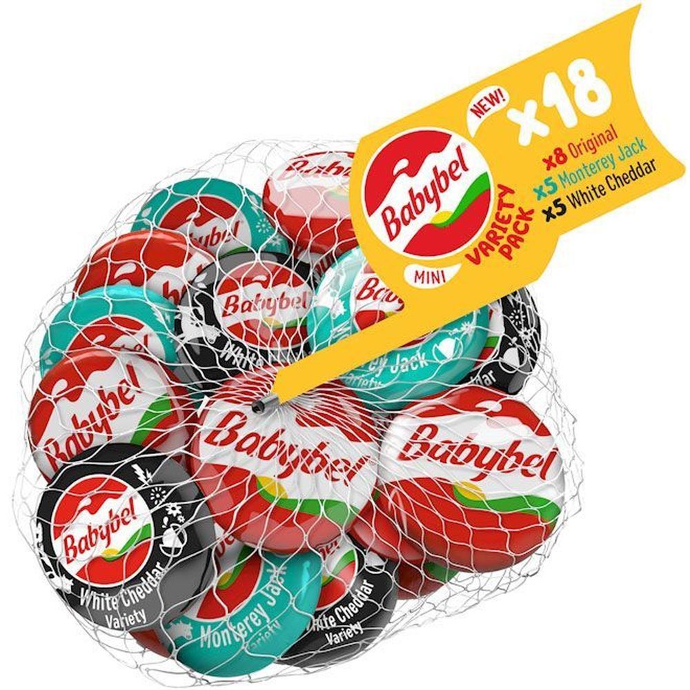 Babybel Variety Pack Mini Cheese, 12.7 Ounce -- 6 Per Case