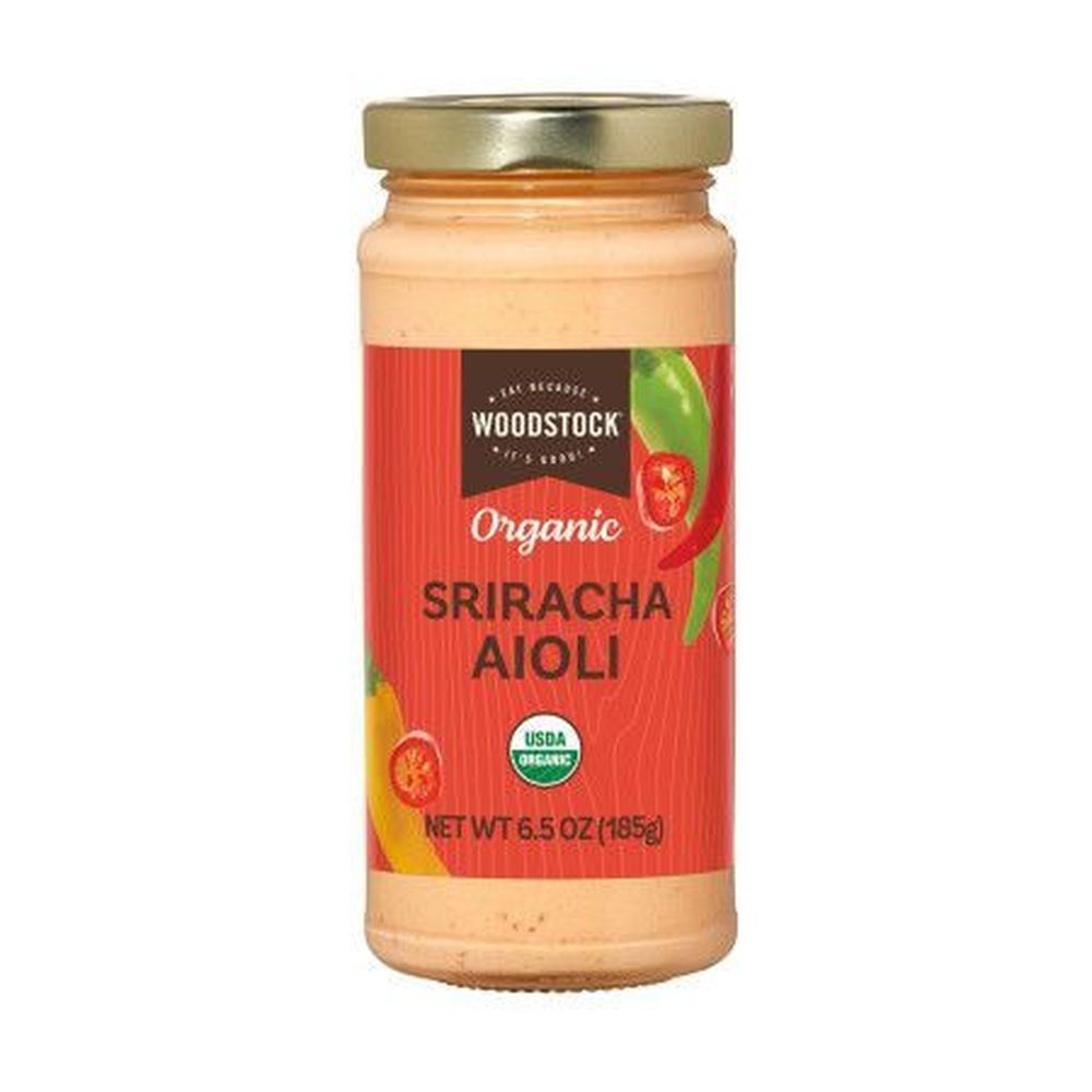 Woodstock Organic Sriracha Aioli, 6.5 Ounce -- 6 Per Case