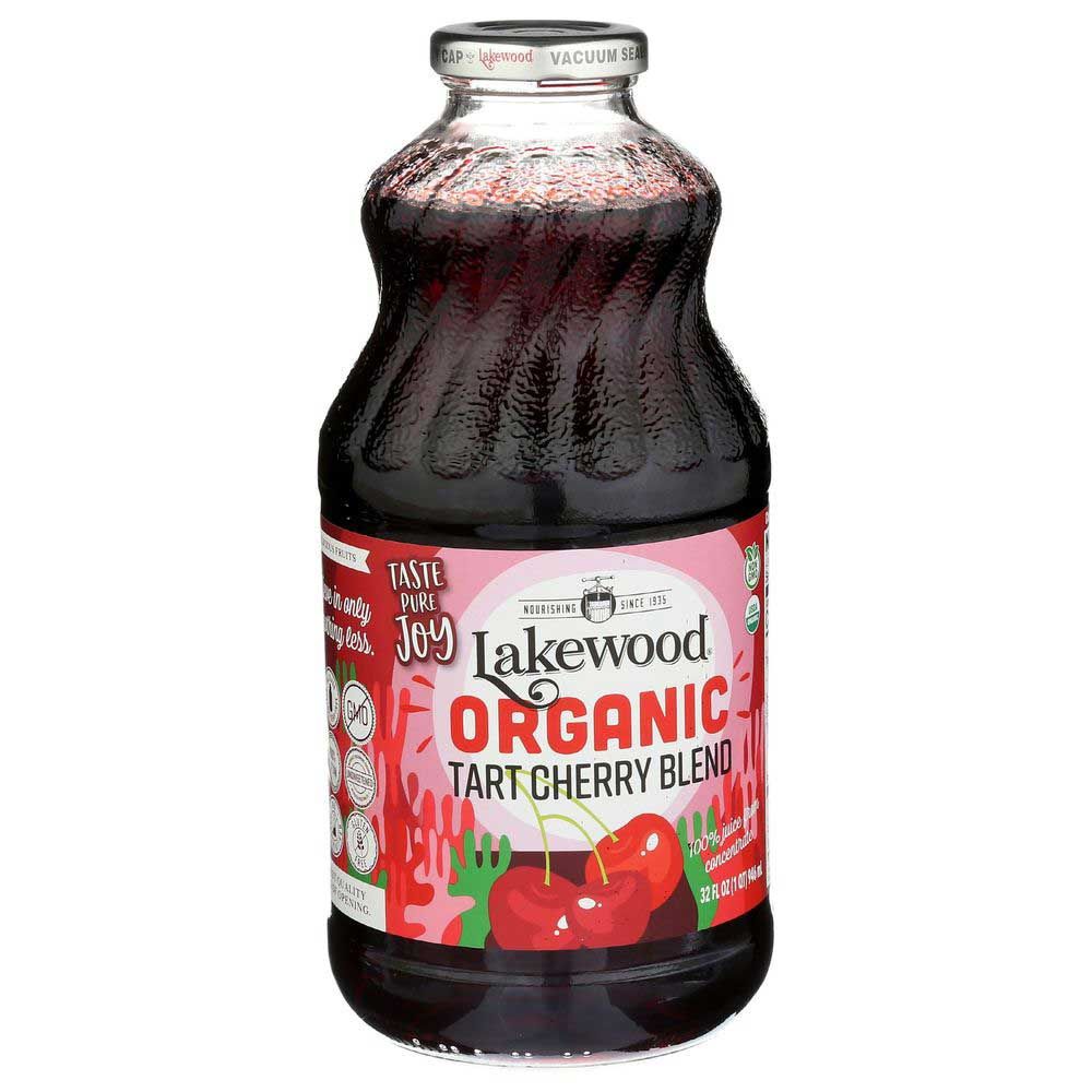 Lakewood Organic Tart Cherry Juice, 32 Fluid Ounce -- 6 Per Case