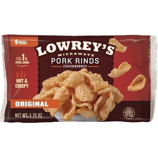 Lowrey's Original / Spicy 50-50 Bacon Curls Dump Bin, 1.75 Ounce -- 100 Per Case