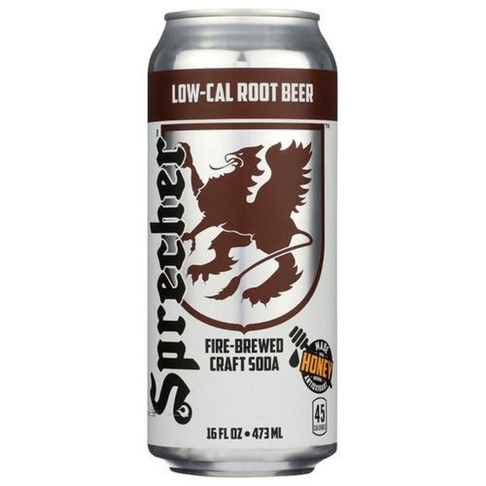 Sprecher Low-cal Root Beer Soda, 16 Fluid Ounce -- 12 Per Case