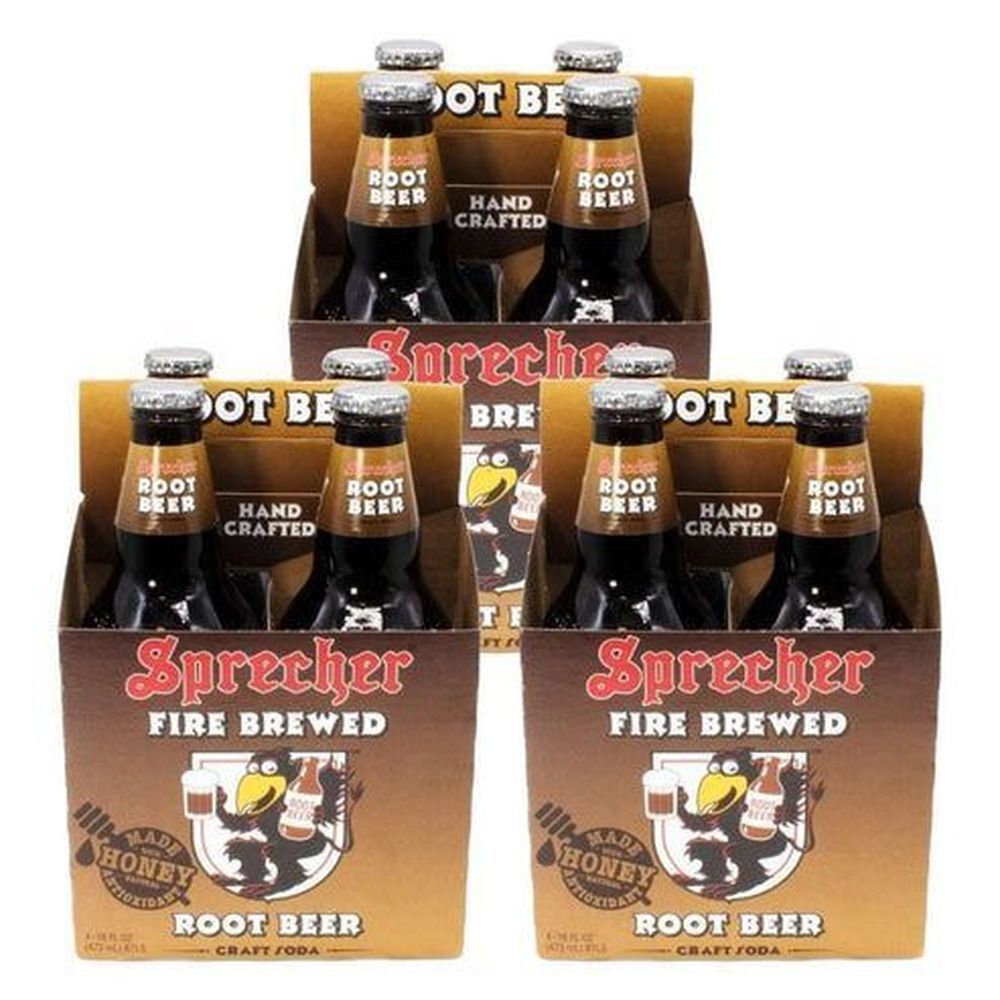 Sprecher Root Beer Soda, 64 Fluid Ounce -- 6 Per Case