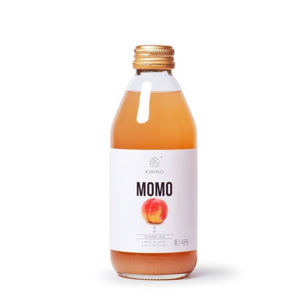 Kimino Momo Sparkling Juice, 8.45 Ounce -- 12 Per Case