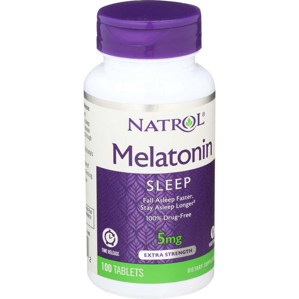 Natrol Melatonin Sleep Time Release 5mg Tablet, 100 Count