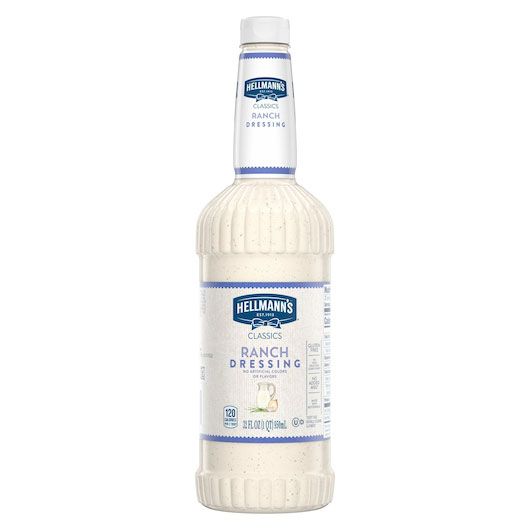 Hellmann's Classics Ranch Salad Dressing Salad Bar Bottle, 32 Fluid Ounce -- 6 Per Case