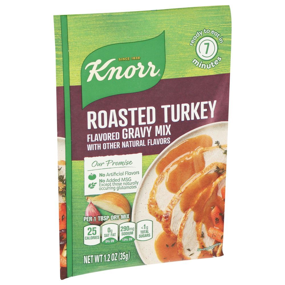 Knorr Roasted Turkey Gravy Mix, 1.2 Ounce -- 24 Per Case