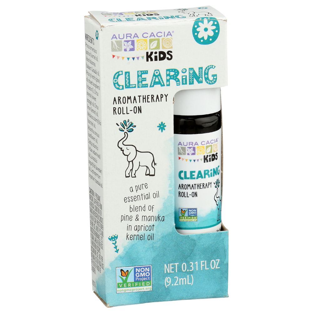 Aura Cacia Kids Clearing Aromatherapy Roll-on, 0.31 Fluid Ounce