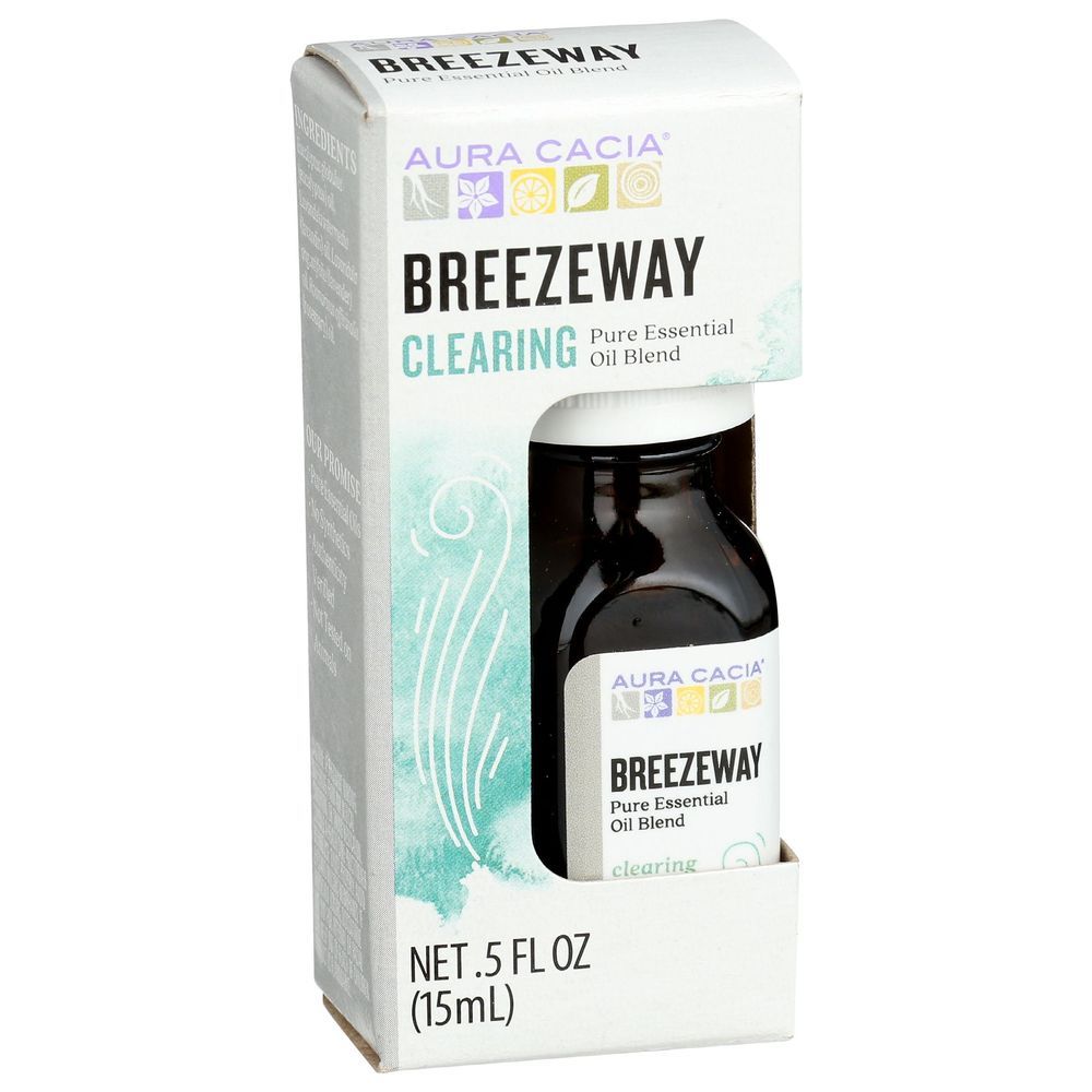 Aura Cacia Breezeway Essential Oil Blend, Boxed, 0.5 Fluid Ounce