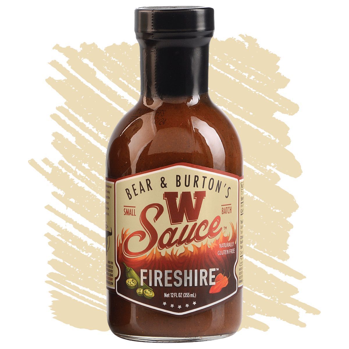 Bear And Burton Fireshire Sauce, 12 Fluid Ounce -- 6 Per Case