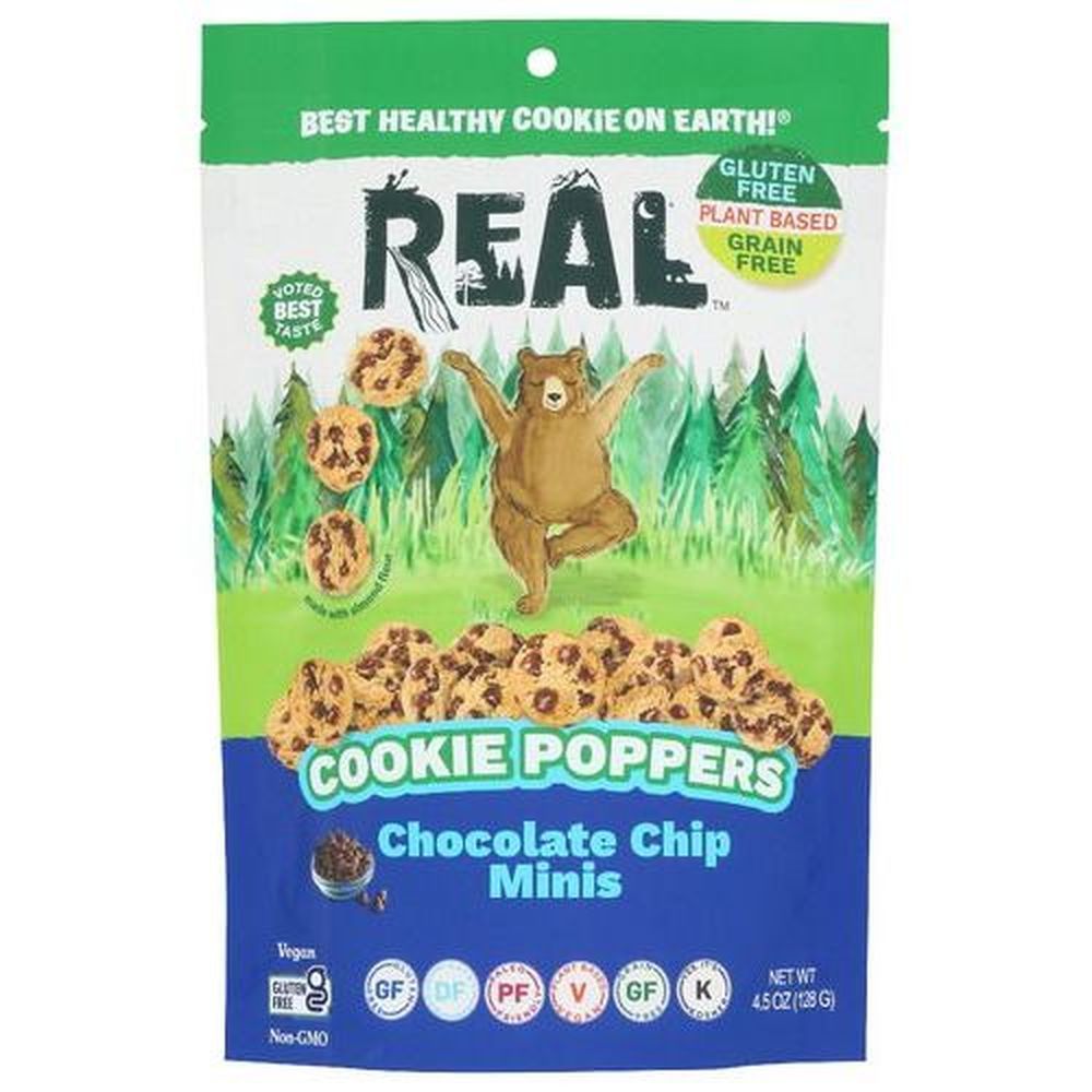Real Chocolate Chip Mini Cookie Poppers, 4.5 Ounce -- 6 Per Case