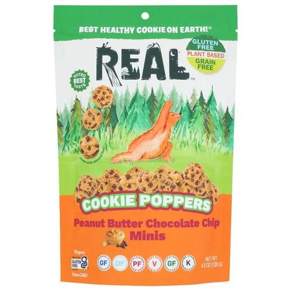Real Peanut Butter Chocolate Chip Mini Cookie Poppers, 4.5 Ounce -- 6 Per Case