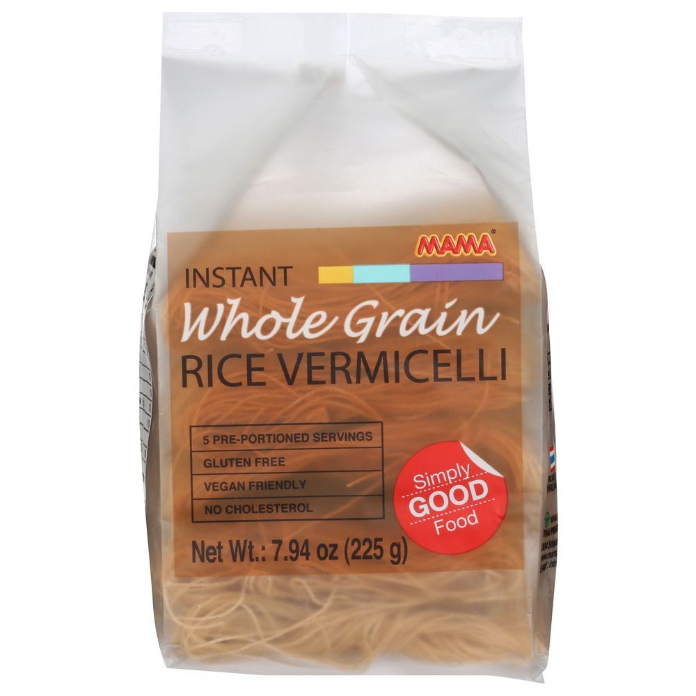 Mama Instant Whole Grain Rice Vermicelli Noodles, 7.94 Ounce -- 12 Per Case