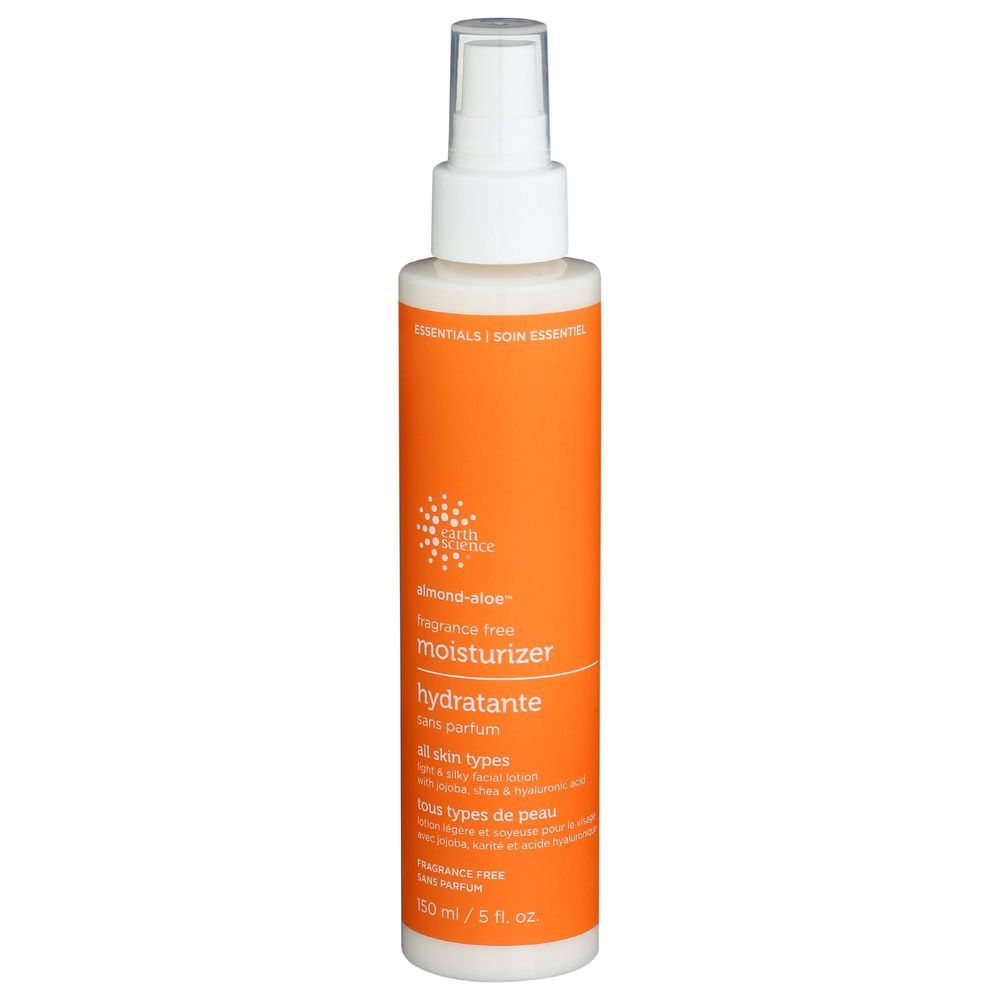 Earth Science Almond-aloe Fragrance Free Moisturizer, 5 Fluid Ounce