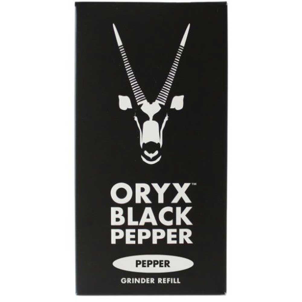Oryx Black Pepper Grinder, 100 Gram Refill -- 6 Per Case