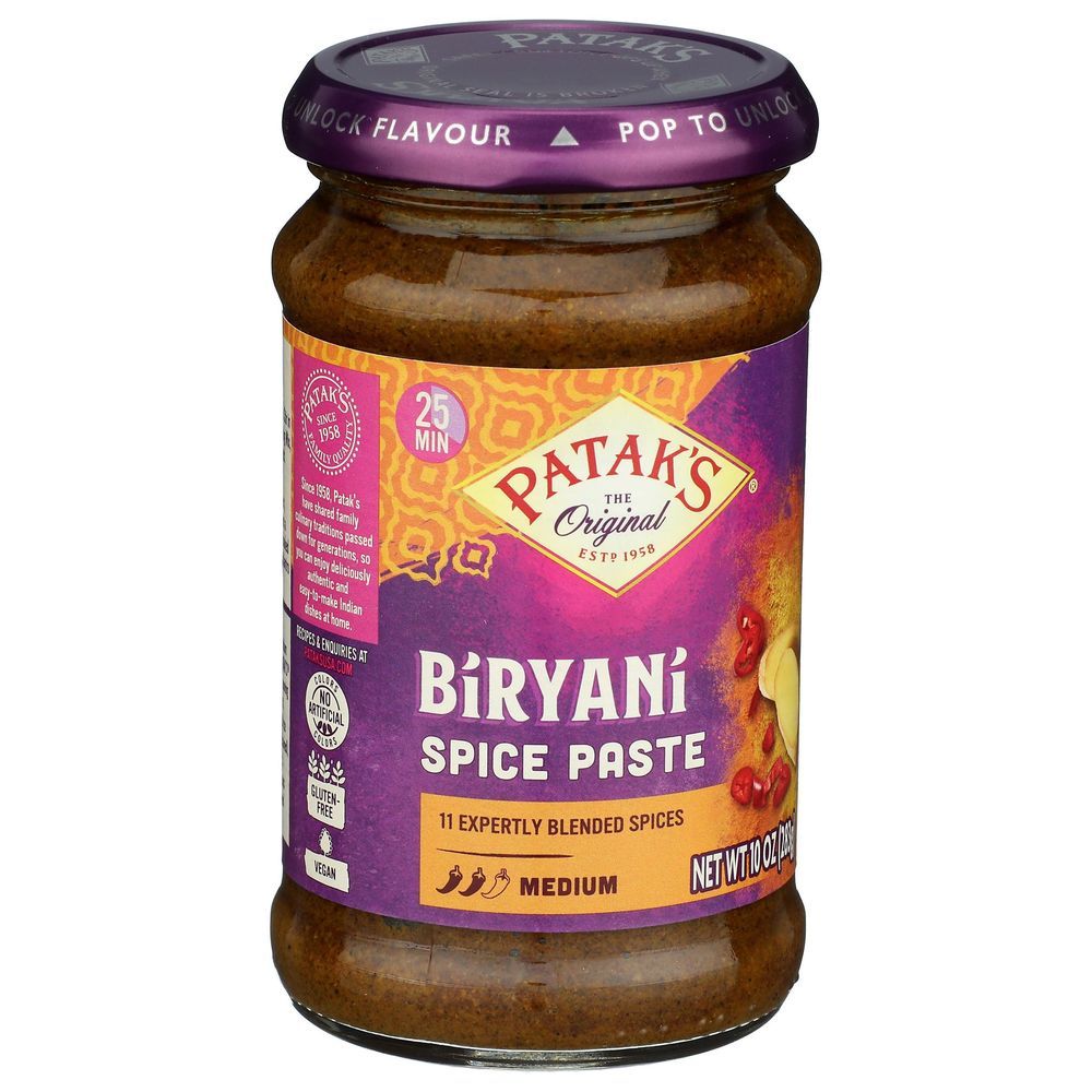Patak's Biryani Paste, 10 Ounce -- 6 Per Case