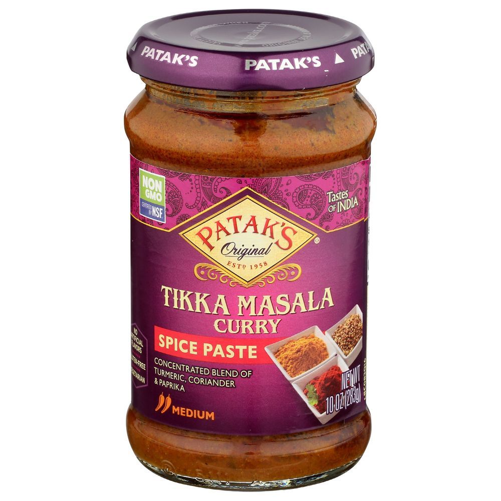 Pataks Medium Tikka Masala Curry Paste, 10 Ounce -- 6 Per Case