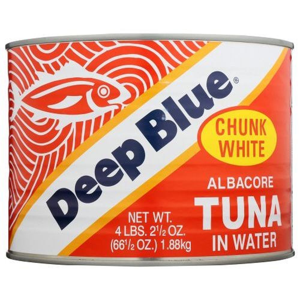 Deep Blue Chunk White Albacore Tuna In Water, 4 Pound -- 6 Per Case
