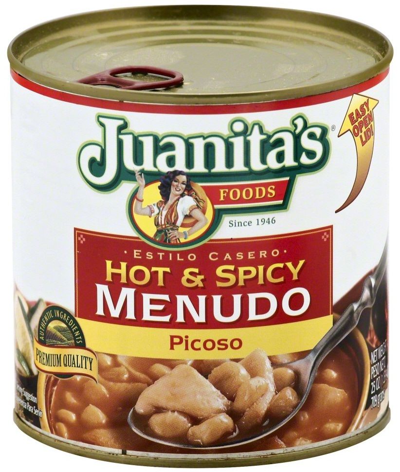 Juanita's Hot And Spicy Menudo, 25 Ounce -- 12 Per Case