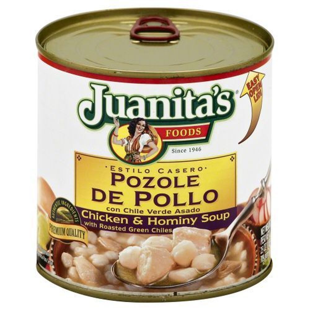Juanita's Chicken And Hominy Pozole, 25 Ounce -- 12 Per Case