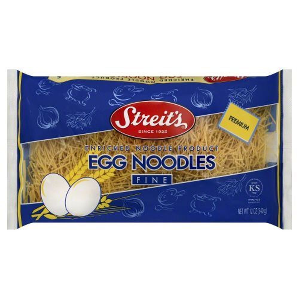 Streit's Fine Egg Noodles, 12 Ounce -- 12 Per Case